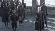 Sedm ada serilu Hra o trny. Zleva: Missandei (Nathalie Emmanuelov), Tyrion...