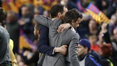 Barcelona vs. Juventus (trenéi Luis Enrique v edivém a hostující Massimiliano...