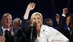 Marine Le Penová postoupila do dalího kola prezidentské volby. Z druhého místa.