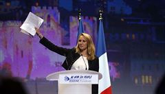 Marion Maréchal-Le Penová ped prvním kolem francouzské prezidentské volby.