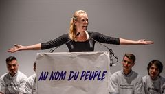 Marion Maréchal-Le Penová ped prvním kolem francouzské prezidentské volby.