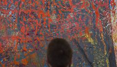 Výstava malí�e Gerharda Richtera v pra�ském paláci Kinských.