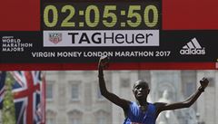 Londýnský maraton vyhrál mezi mui Kean Daniel Wanjiru.
