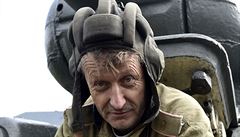 Desítky tun vá�ící tank T-34 byl 29. dubna lákadlem pro diváky p�i rekonstrukci...