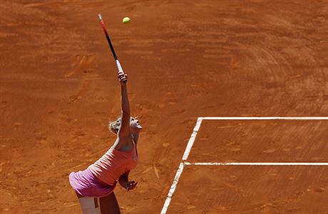 Kateina Siniakov na turnaji v Madridu.