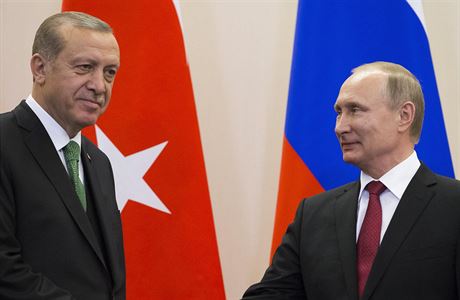 Vladimir Putin a Recep Tayyip Erdogan v Soi.