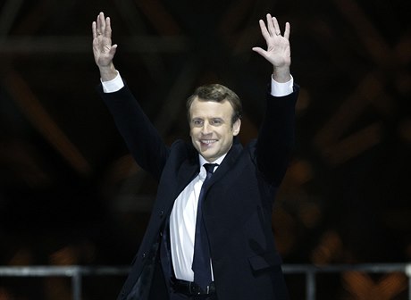 Zvolený prezident Francie Emmanuel Macron.