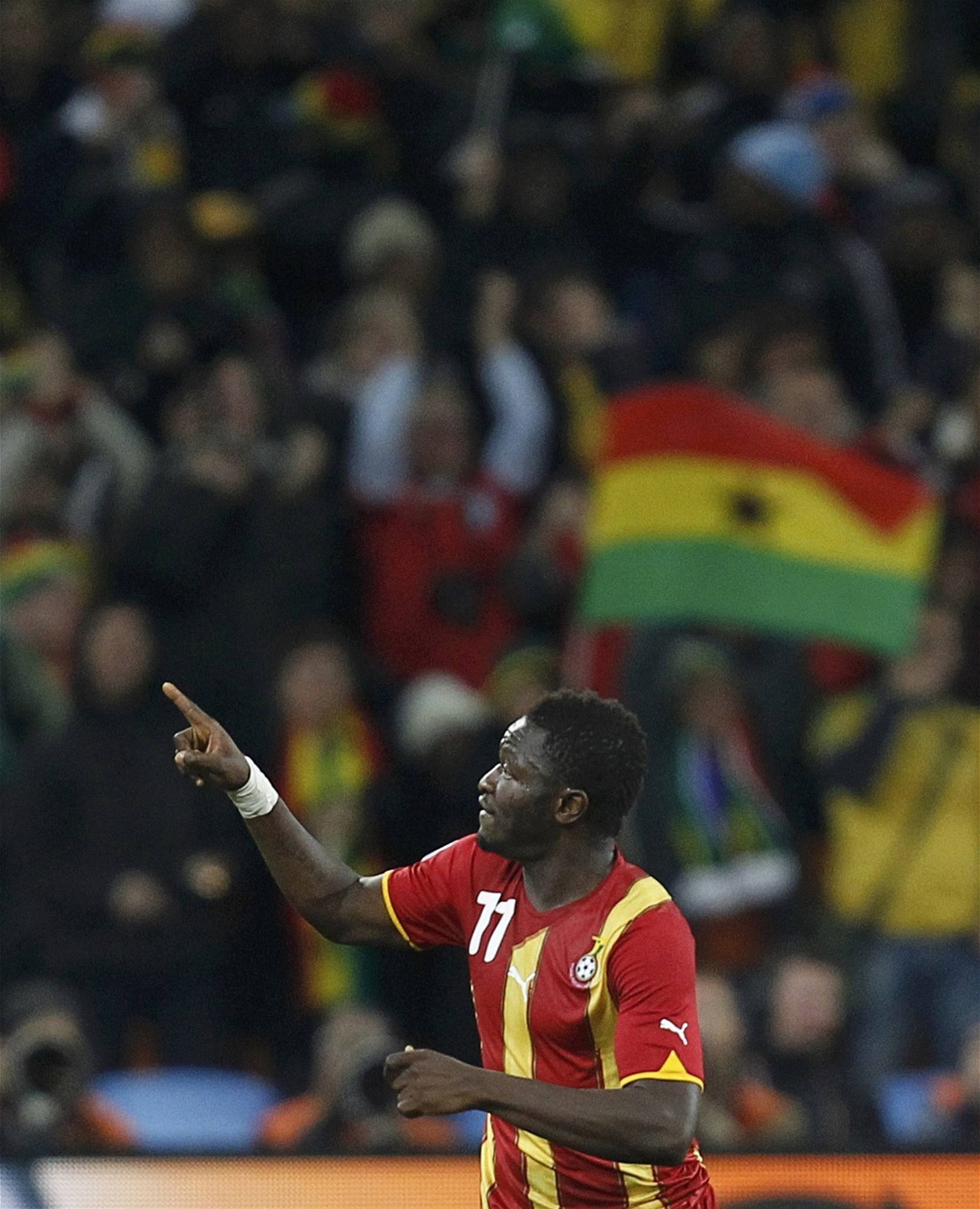Ghanský fotbalista Sulley Muntari.