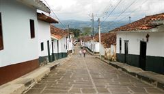Jedna z mnoha krásných kolumbijských vesniek