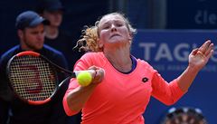 Tenisový turnaj en Prague Open, 2. kolo. Kateina Siniaková z R proti Natalji...