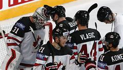 MS v hokeji 2017 - R vs. Kanada: zámotí hokejisté slaví triumf nad eskem.