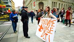 Prvomájová demonstrace v Brn