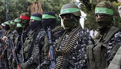 Bojovníci Hamasu na fotografii z  prosince 2016. | na serveru Lidovky.cz | aktuální zprávy