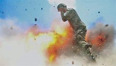 Americká armáda zveejnila snímek náhodné exploze minometu, který okamik ped...
