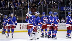 NHL: Rangers porazili Ottawu a vyrovnali stav srie. Hvzdou zpasu byl vd Lindberg