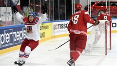 Hokejisté rozstříleli Bělorusy 6:1 a posunuli se na druhé místo tabulky