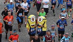 Nkteí maratonci si pipravili sluivé kostýmy.