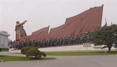 Muzeum korejské revoluce v Pchjongjangu.