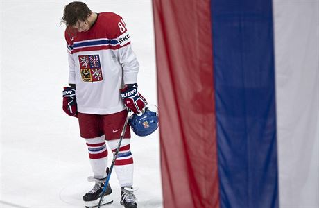 MS v hokeji 2017, Rusko vs. esko: klaman esk reprezentant David Pastrk po...