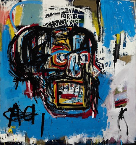 Bezejmenný obraz (1928) od Jeana-Michela Basquiata.