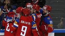 MS v hokeji 2017, esko vs. Rusko: rusk radost po prvnm glu v esk sti.