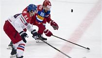 MS v hokeji 2017, Rusko vs. esko: Tom Kundrtek a Nikita Kuerov.
