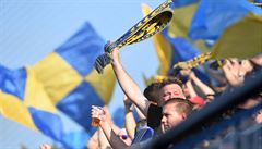 Finále eského fotbalového poháru - MOL Cupu: SFC Opava - FC Fastav Zlín....