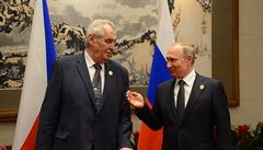 Prezident Miloš Zeman (vlevo) se 14. května v Pekingu sešel s ruským... | na serveru Lidovky.cz | aktuální zprávy