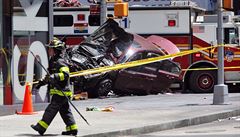 Událost se stala na Times Square - nám�stí, které je populárním turistickým...