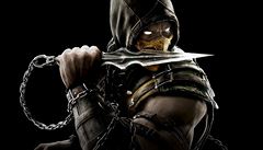 Ninja Scorpion tak jak je zachycen ve videohře Mortal Kombat X.