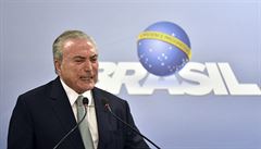 Brazilský prezident byl obviněn z maření vyšetřování korupční kauzy
