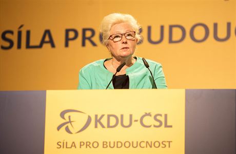 Zuzana Roithov na volebnm sjezdu KDU-SL.