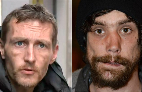 Manchestertí hrdinové, bezdomovci Stephen Jones a Chris Parker.