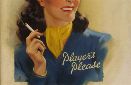 Reklama na tabkov vrobky ze sbrky Johna Playera.