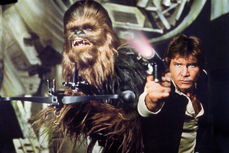 Han a Chewie ve filmu Star Wars - Nová nadje.