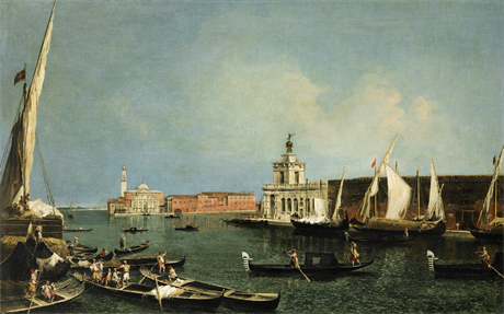Obraz La Punta della Dogana e san Giorgio Maggiore italského malíe Michela...