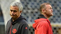 José Mourinho a Wayne Rooney.