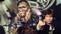 Han a Chewie ve filmu Star Wars - Nov nadje.