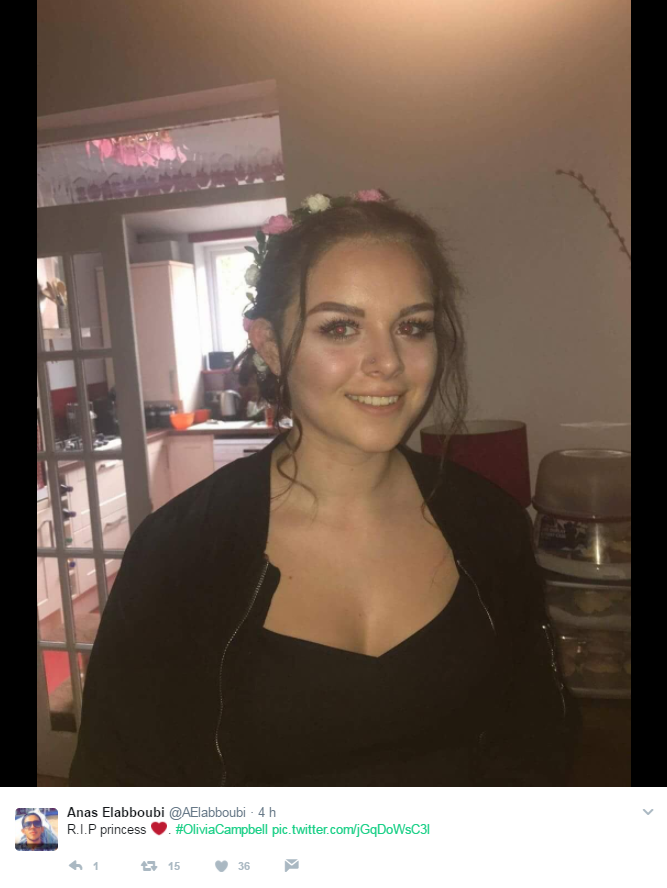 Jedna z ob�tí manchesterského útoku Olivia Campbellová.