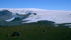 Mýrdalsjokull le�í na jihu Islandu