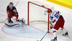 MS v hokeji 2017, semifinále Kanada vs. Rusko: Kuzncov stílí první gól zápasu.