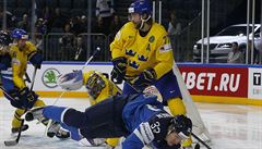 MS v hokeji 2017, semifinále védsko vs. Finsko: Victor Hedman zastavuje...