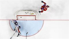 MS v hokeji 2017, zápas o bronz Rusko vs. Finsko: Niukin slaví jeden z gól...