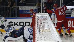 MS v hokeji 2017, zápas o bronz Rusko vs. Finsko: Niukin slaví gól ve finské...