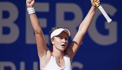Barbora Krejčíková na turnaji v Norimberku. | na serveru Lidovky.cz | aktuální zprávy