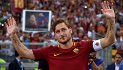 Francesco Totti se loučil s AS Řím