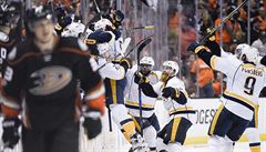NHL: Nashville vyhrál v Anaheimu a od finále ho dělí jedna výhra