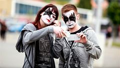 Koncert skupiny Kiss v Brn.