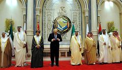 Trumpova návtva Saúdské Arábie.