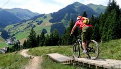 Rakousk Saalbach Hinterglemm. Rj pro bikery i rodiny s dtmi